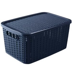 Caixa Org. Plasútil Trama 263 8L Azul Plást.