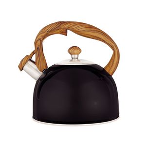 Chaleira Mor Wood 7715 2,5L Inox Aviso Sonoro Preta