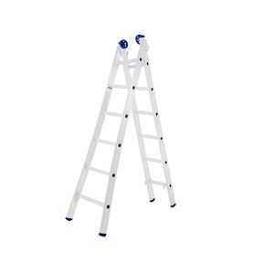 Escada Mor Alumínio 5202 Dupla 2x6 Degraus 3.9M